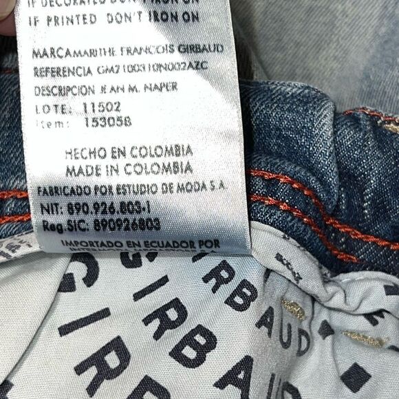 Extremely Rare Vintage Marithé Francois Girbaud Dustressed Denim Joggers Sz 34W - Picture 8 of 9